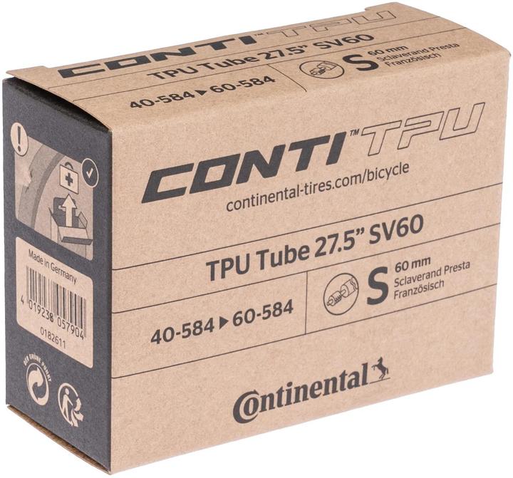 Actual product image Continental TPU 27.5 (Presta (SV), 27.5", 60 mm)