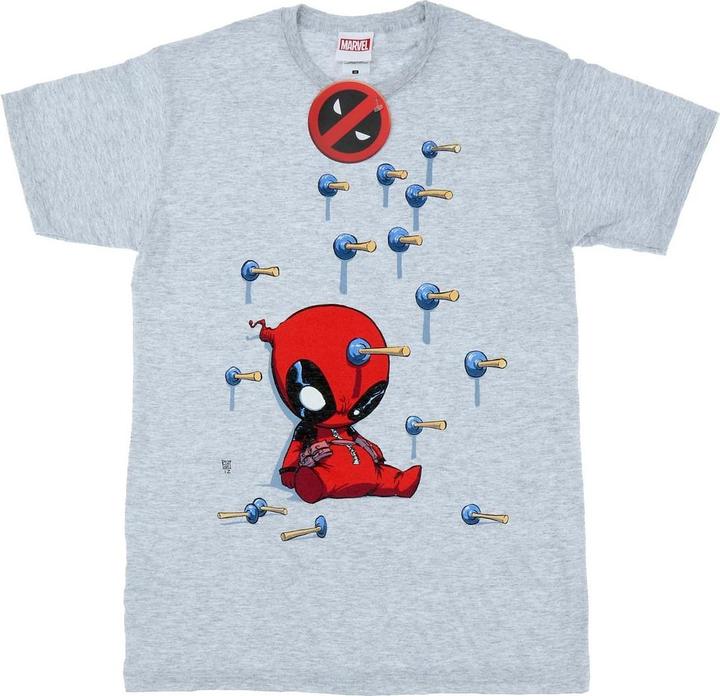 Produktbild Deadpool Cartoon Knockout TShirt (XL)