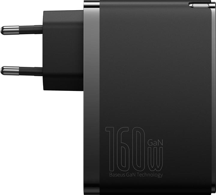 Produktbild Baseus Wall charger GaN5 Pro 2xUSB-C + USB, 160W (black) (160 W, 3 Ports)