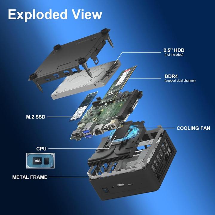 Produktbild Geekom Mini-PC IT8 SE mit i3-8109U (256 GB, 8 GB, Intel Core i3-8109U)