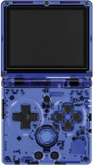 Productafbeelding Anbernic Konsola RG35XXSP niebieski transparant/translucent blauw