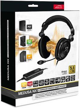 Produktbild Speedlink MEDUSA NX 5.1 Gaming Headset, black, PS3/Xbox 360