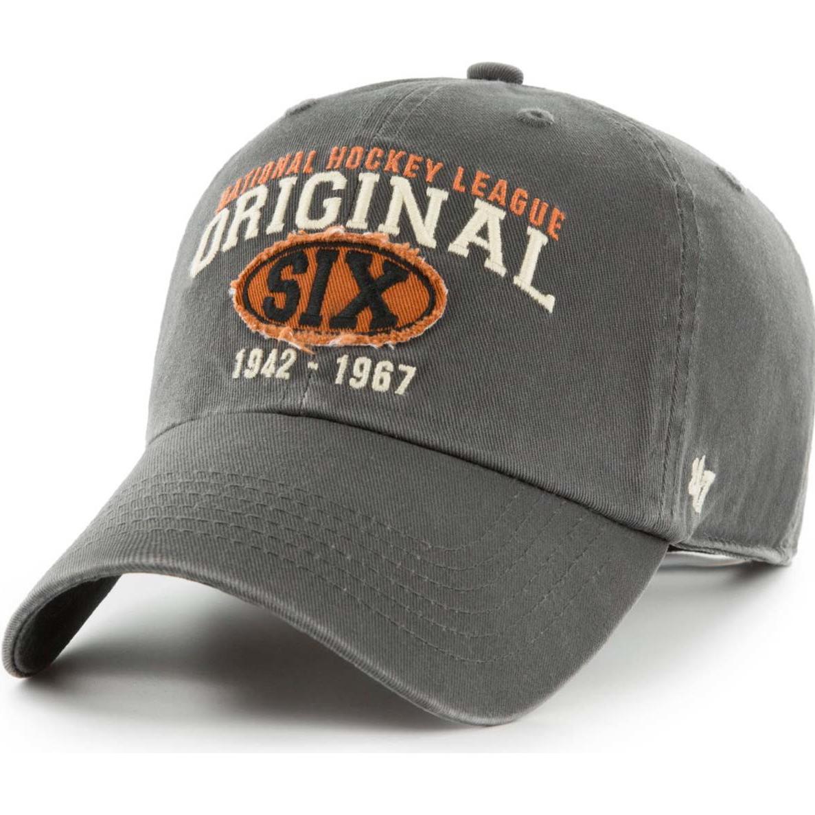 47 Brand, Herren, Cap, Henrick Original Six, Grau, (One Size)