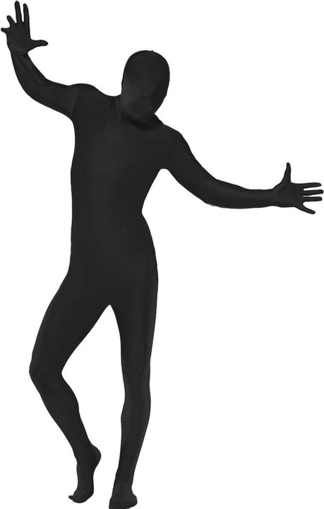 Produktbild Metamorph Ganzkörperanzug schwarz - für Halloween Karneval (S)