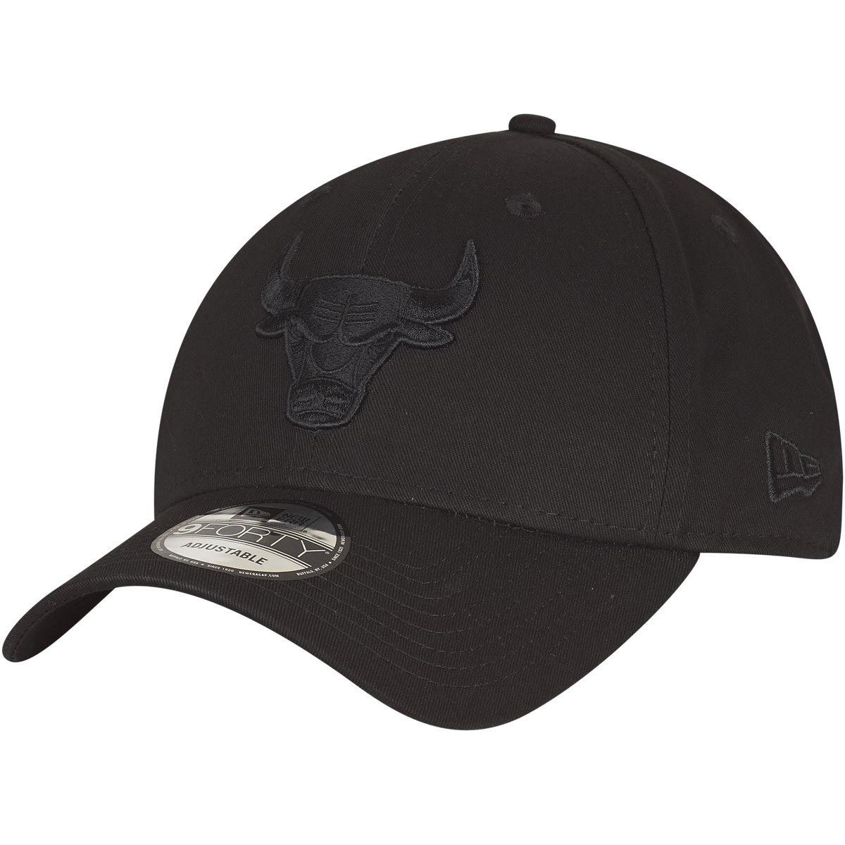 New Era, Herren, Cap, 9Forty NBA Chicago Bulls, Schwarz, (One Size)