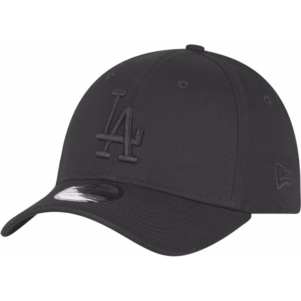 New Era, Herren, Cap, 39Thirty Stretchfit MLB Los Angeles Dodgers, Schwarz, (M)