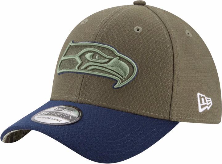 Actual product image New Era 39Thirty Salute To Service Seattle Seahawks (S, M)
