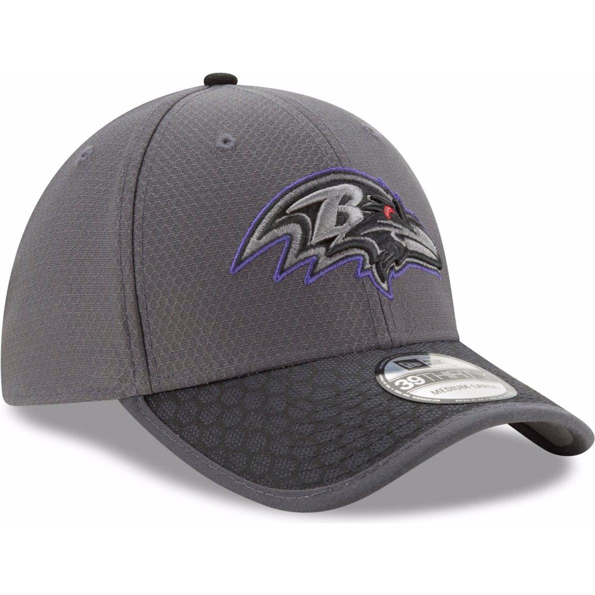 New Era, Herren, Cap, 39Thirty NFL Sideline Baltimore Ravens, Grau, (M)