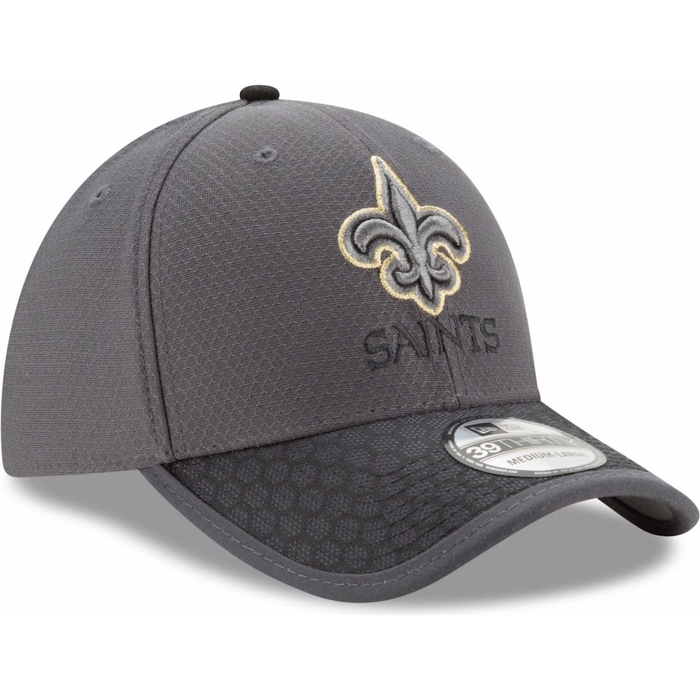 New Era, Herren, Cap, 39Thirty NFL Sideline New Orleans Saints, Grau, (L)