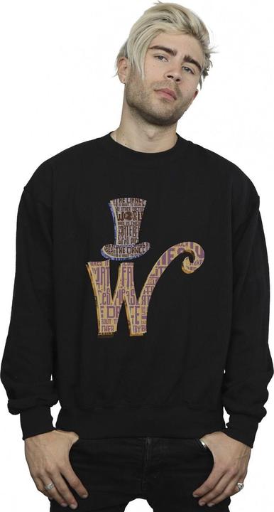 Immagine prodotto Willy Wonka & the Chocolate Factory W Logo Hat Felpa Uomo (3XL)