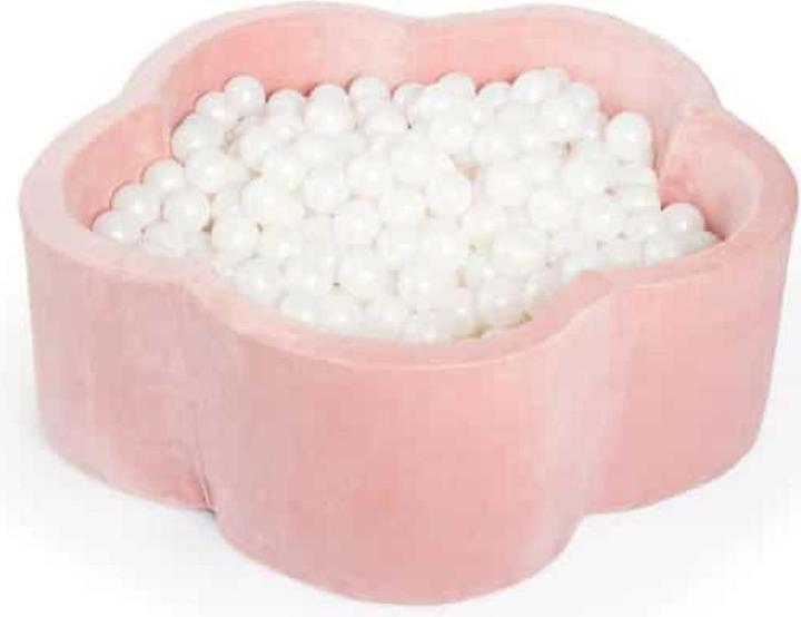 Kidkii Piscine à balles Fleur Ø100x30cm incl. 200 balles
