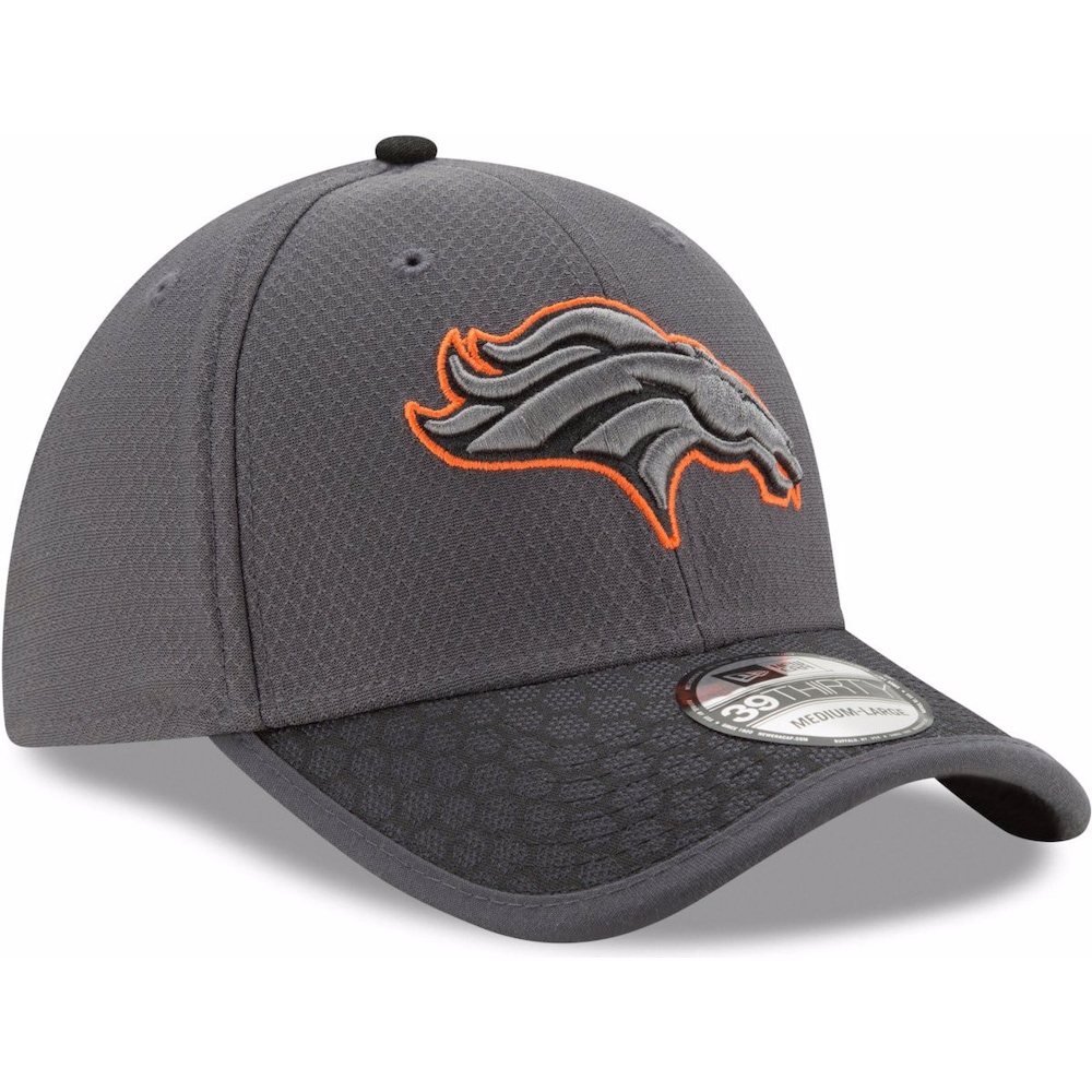 New Era, Herren, Cap, 39Thirty NFL Sideline Denver Broncos, Grau, (M)