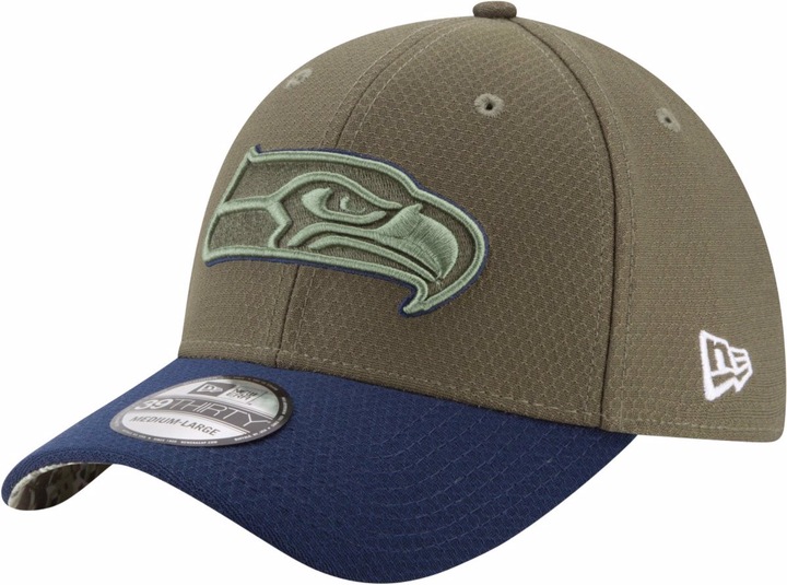 Actual product image New Era 39Thirty Salute To Service Seattle Seahawks (L)