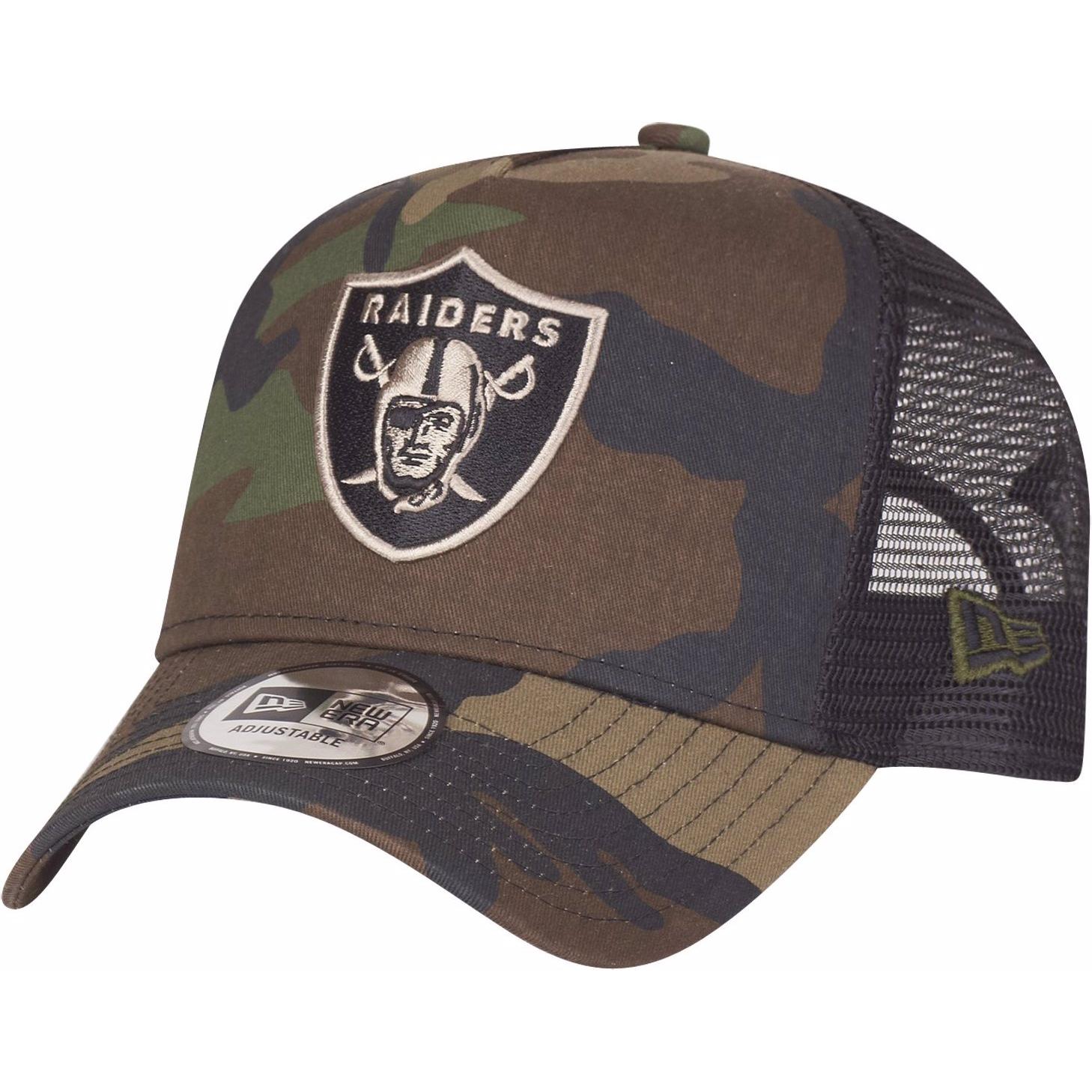 New Era, Herren, Cap, Trucker Las Vegas Raiders, Grün, (One Size)