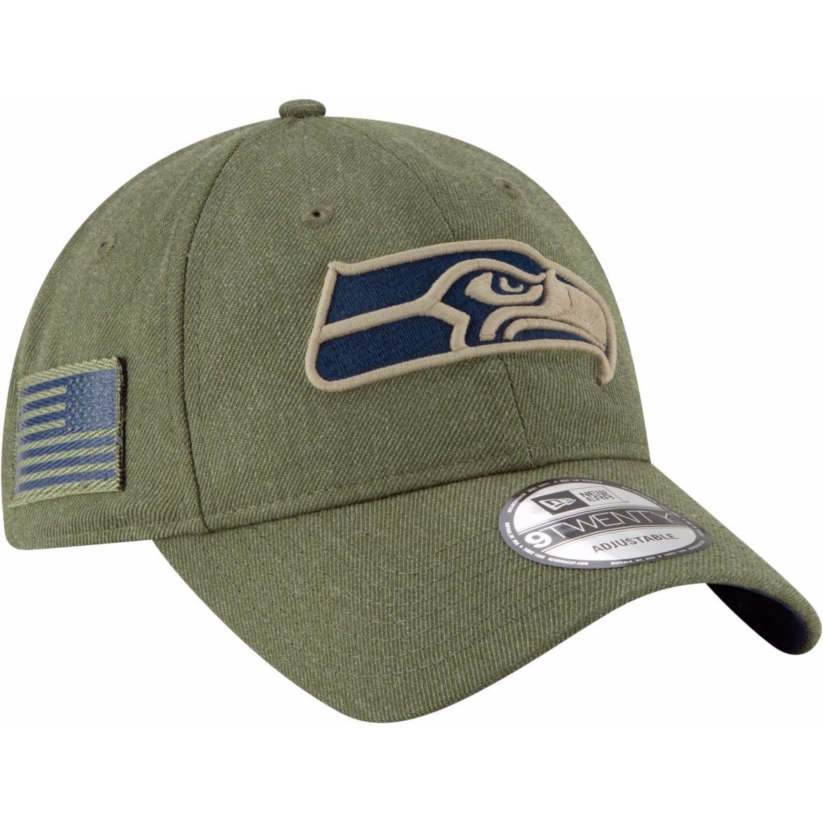 New Era, Herren, Cap, 9Twenty Strapback NFL Salute To Service, Grün, (One Size)