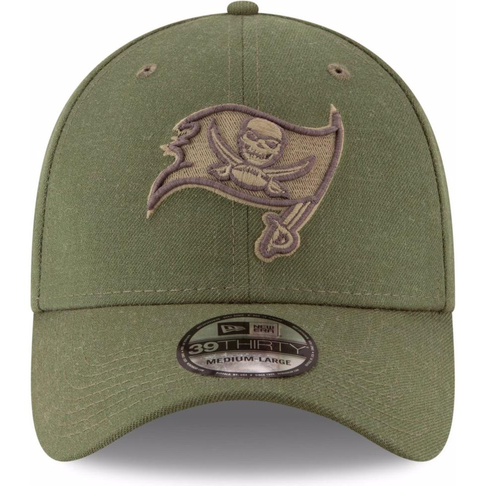 Thumbnail - New Era, Herren, Cap, 39Thirty Stretchfit NFL Salute To Service, Grün, (M)