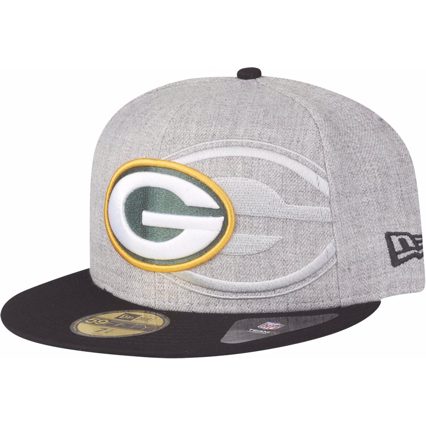 New Era, Herren, Cap, 59Fifty Screening Ii NFL Green Bay Packers, Grau, (7 1/8)