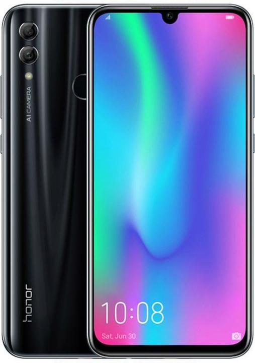 Honor 10 lite (64 GB, Midnight Black, 6.21", Hybrid Dual SIM, 4G)