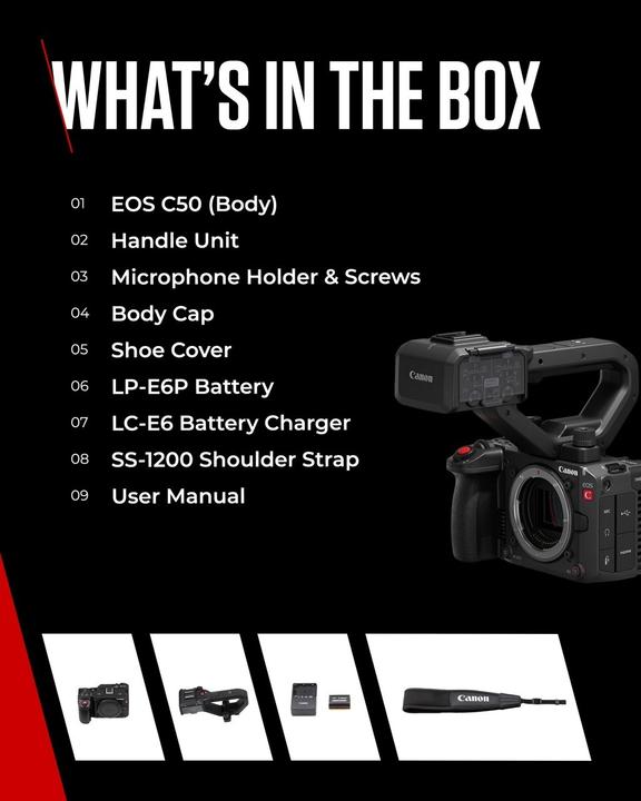 Produktbild Canon EOS C50 (32 Mpx, 60p)