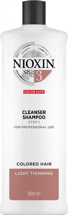 Nioxin Cleanser Shampoo 3 (1000 ml, Flüssiges Shampoo)