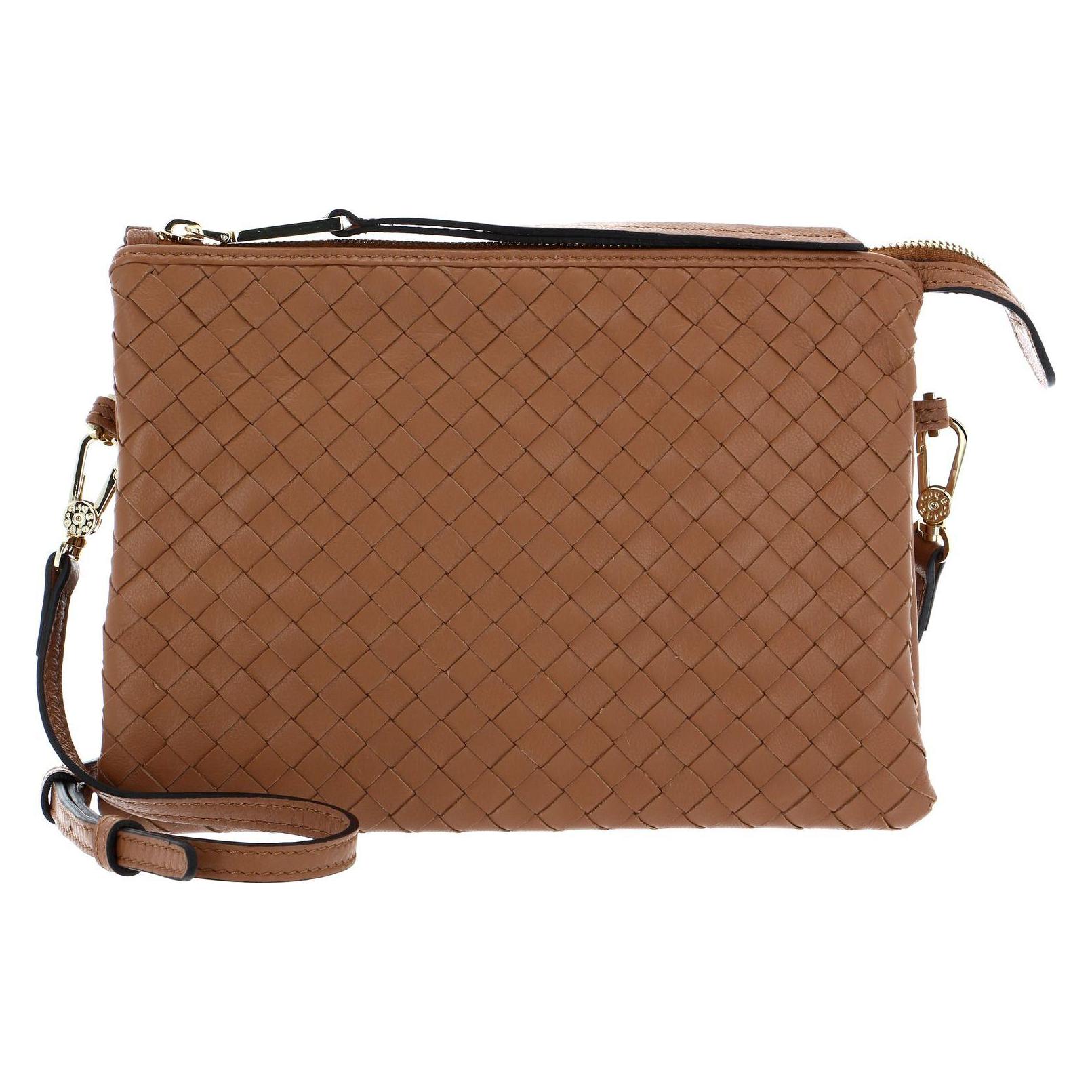 Abro, Damen, Handtasche, Umhängetasche Threefold 28506, Braun