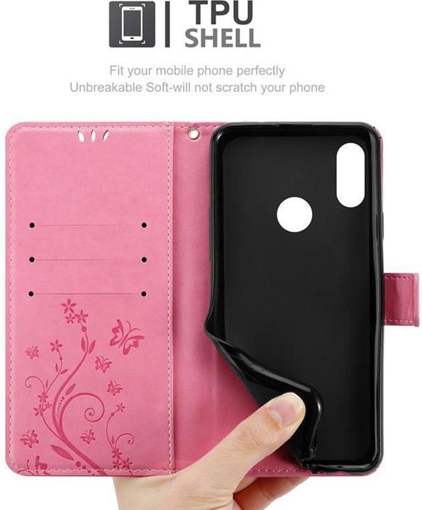 Immagine prodotto Cadorabo Copertina del libro di fiori (Huawei Y6 (2019))
