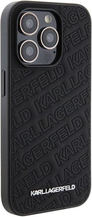 Produktbild Karl Lagerfeld KLHCP15XPQKPMK iPhone 15 Pro Max 6.7" czarny/black hardcase Quilted K Pattern (Apple iPhone 15 Pro Max)