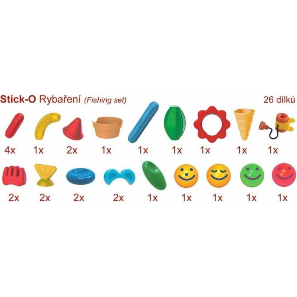 Thumbnail - Magformers Stick-O Rinkinys Angelgerät 26 Stück