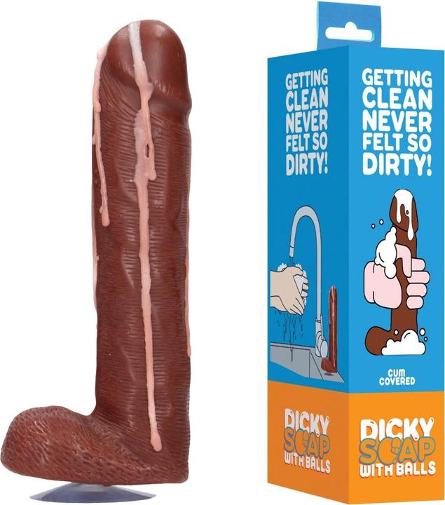 Actual product image Doc Johnson Dicky Soap With Balls - Cum Covered