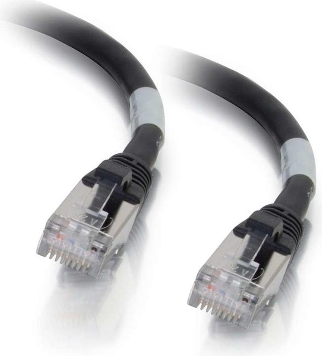 Actual product image C2G Cat6a Booted Shielded (SSTP) Network Patch Cable (S/STP, CAT6a, 2 m)