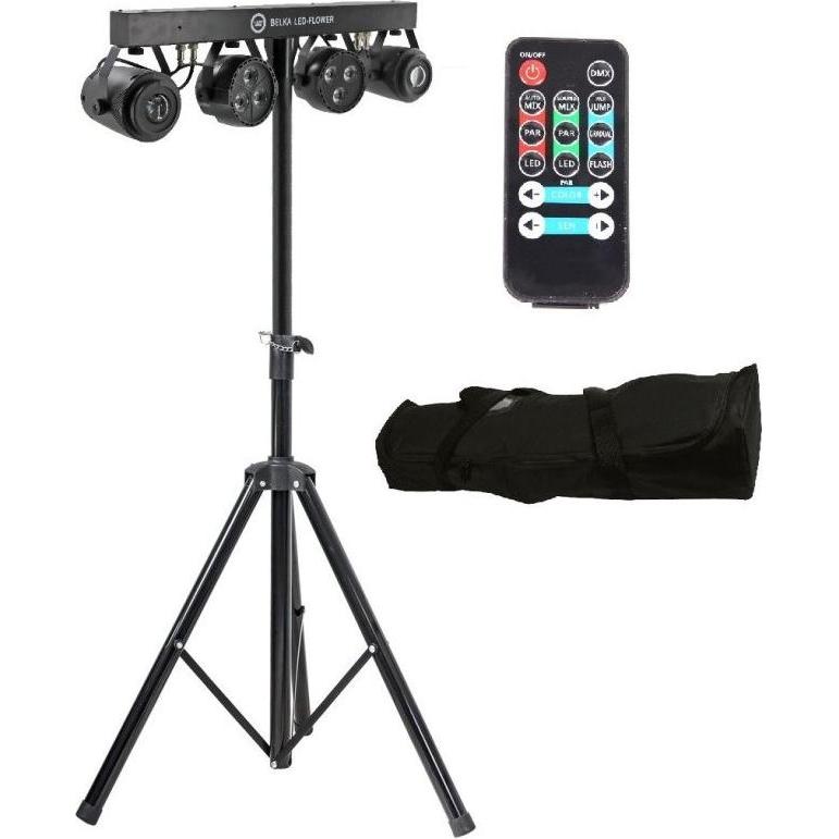 Light4Me BELKA LED FLOWER - Zestaw oświetleniowy (55 W, LED), Faro, Nero