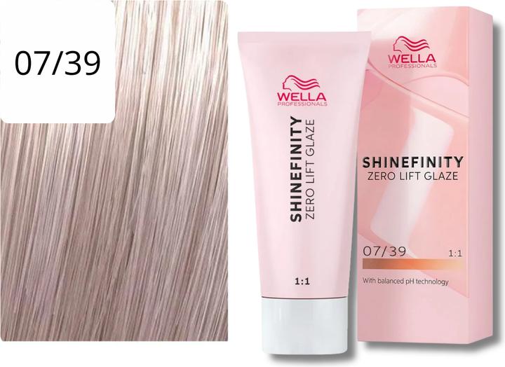 Produktbild Wella Shinefinity 07/39 Chroma Gold - 60ml (Mittelblond)
