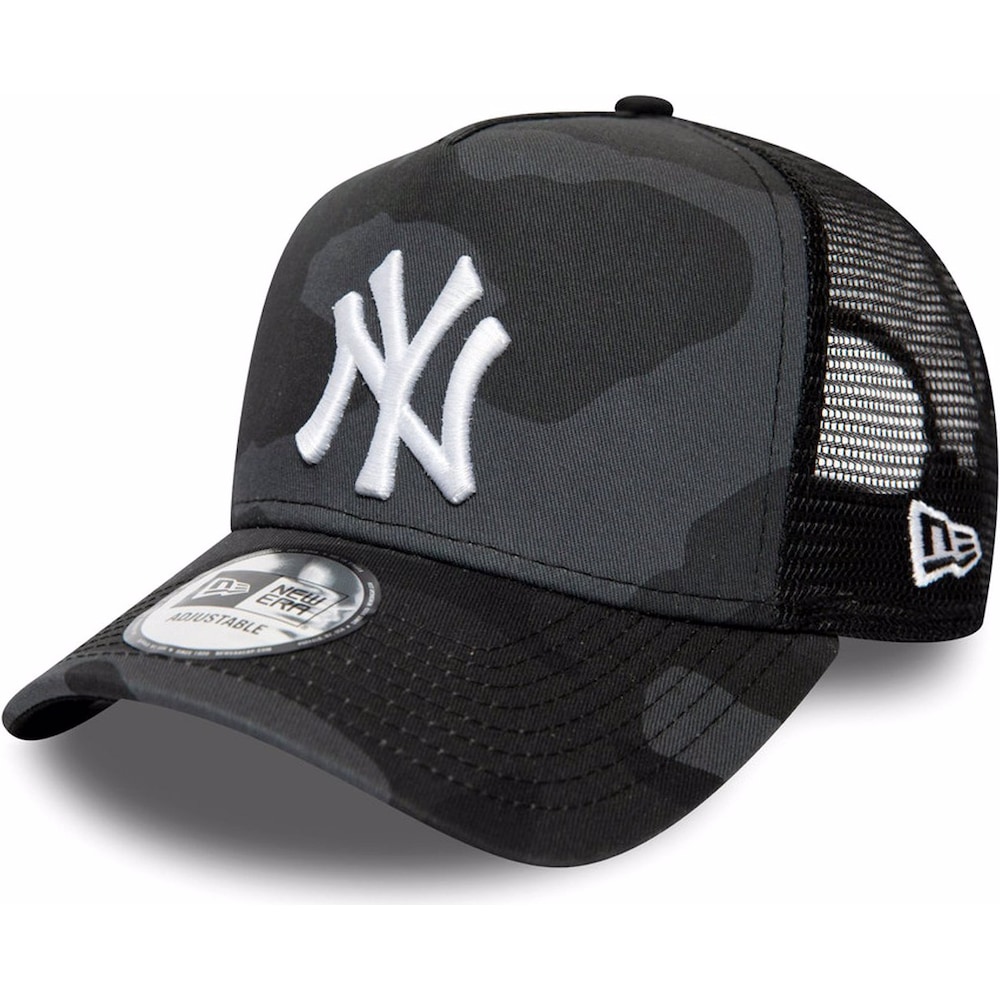 New Era, Herren, Cap, Aframe Trucker New York Yankees, Grau, (One Size)