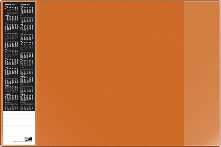 Produktbild Veloflex Schreibunterlage VELOCOLOR® 60x40 cm (BxH) ohne Folienauflage PVC orange (60 x 40 cm)