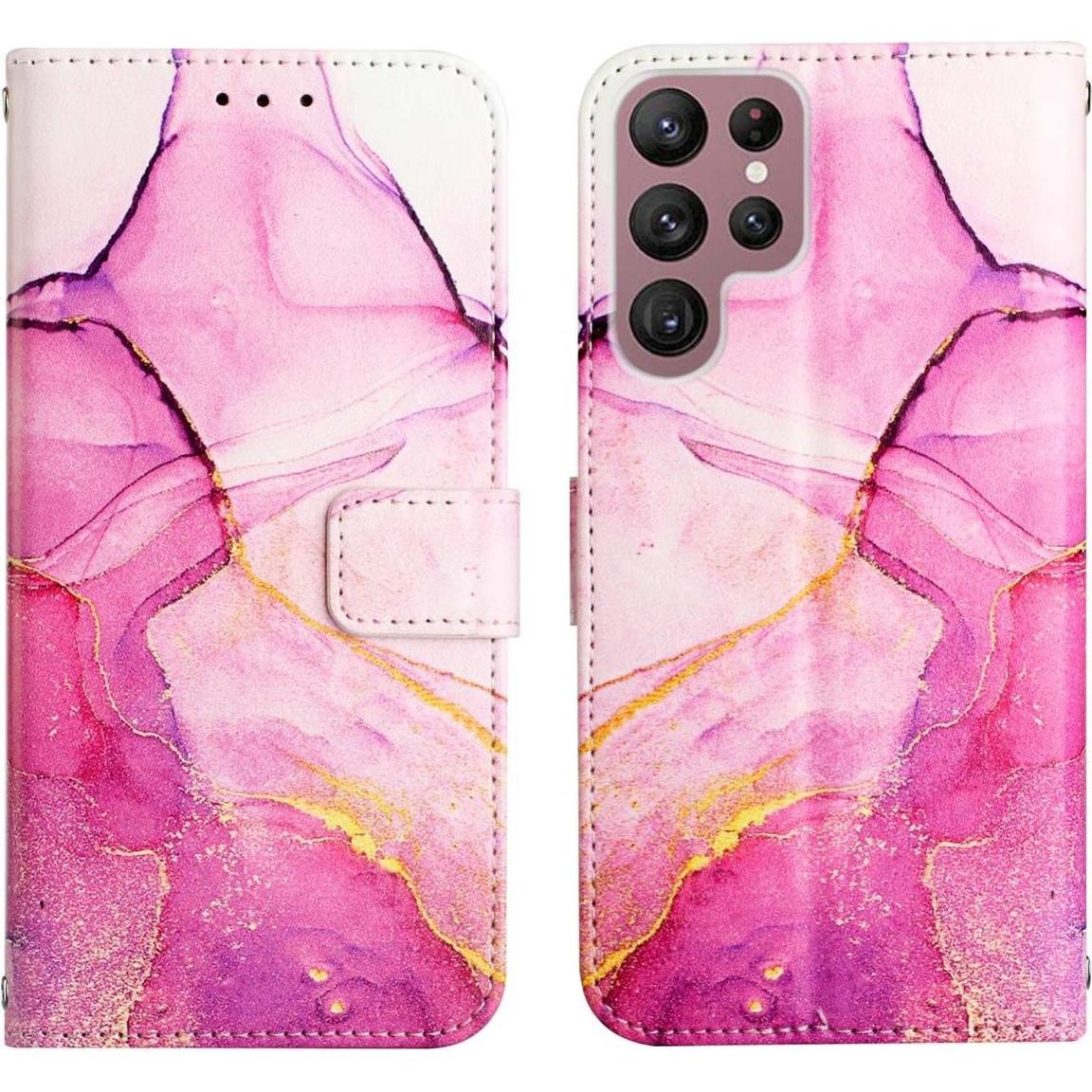 König Design Hülle Handy Schutz für Samsung Galaxy S22 Ultra 5G Case Cover Tasche Wallet Etui (Samsung Galaxy S22 Ultra)...