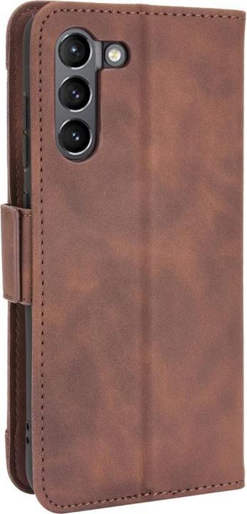 Produktbild Cover-Discount Galaxy S21 FE - Etui mit vielen Kartenfächer braun (Samsung Galaxy S21 FE)