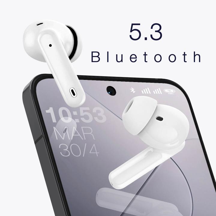 Image du produit 3MK Hardy LifePods Pro słcuhawki bezprzewodowe Bluetooth 5.3 ANC białe/white (ANC, 5.50 h, Sans fil)