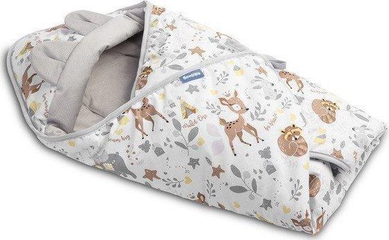 Sensillo Pucktuch in wit fluweel voor het avontuur in het bos (90 cm, 90 cm)