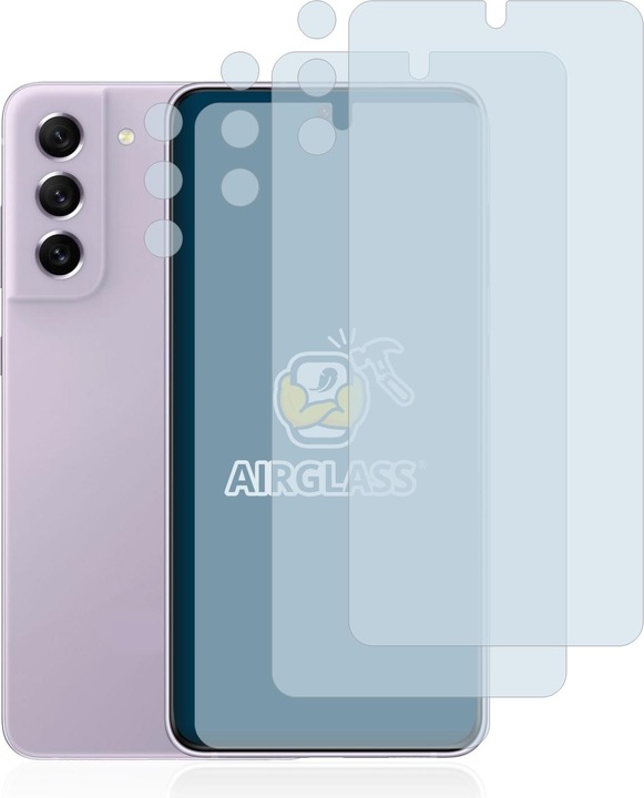 Actual product image BROTECT AirGlass Glass (3 Piece, Samsung Galaxy S21 FE 5G)