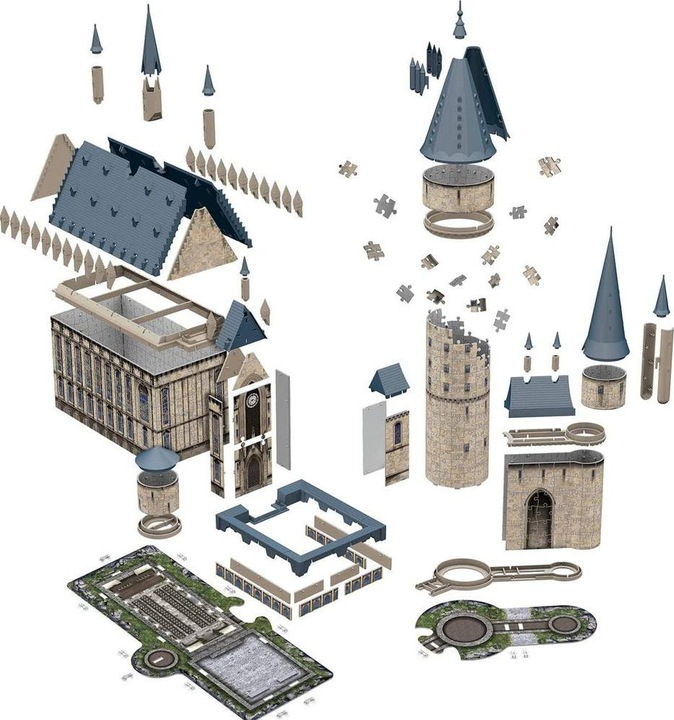 Actual product image Ravensburger Harry Potter- Hogwarts Castle (540 pieces)