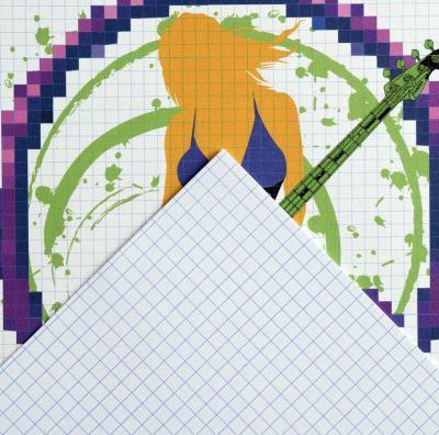 Actual product image Canson XS'MART PIXEL ART study pad, DIN A4 white, smooth paper, chequered on one side, 40 sheets (A4, Checked)