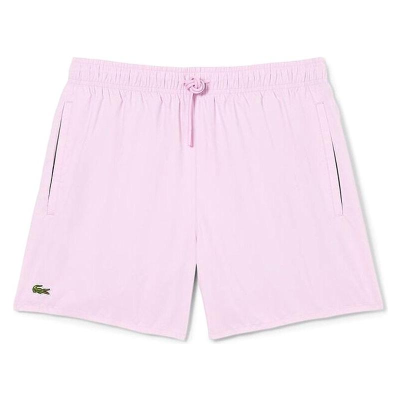 Lacoste, Herren, Badehosen, Badeshorts, Rosa, (M)