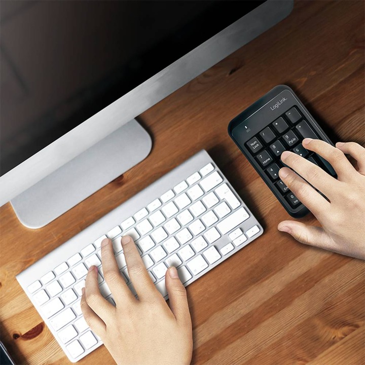 Actual product image LogiLink Keypad Bluetooth, with 17 keys, V5.1, black (Numeric keypad, Wireless)