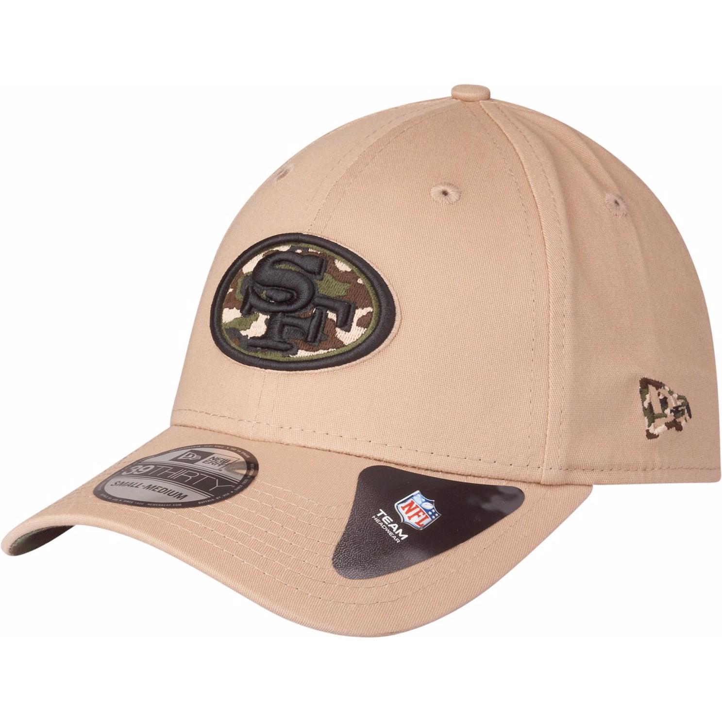 New Era, Herren, Cap, 39Thirty Stretch NFL Teams, Beige, (M)