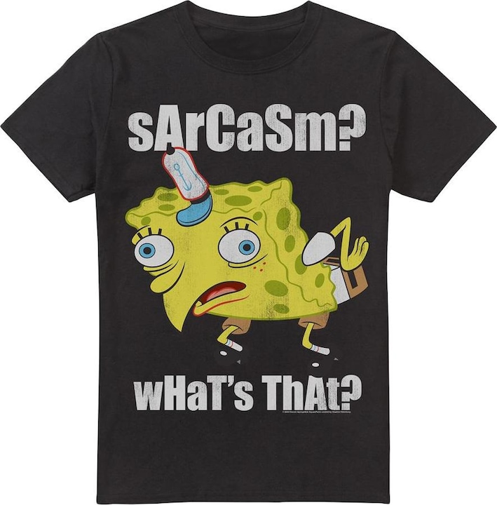 Produktbild Spongebob Squarepants Sarcasm Meme TShirt (M)