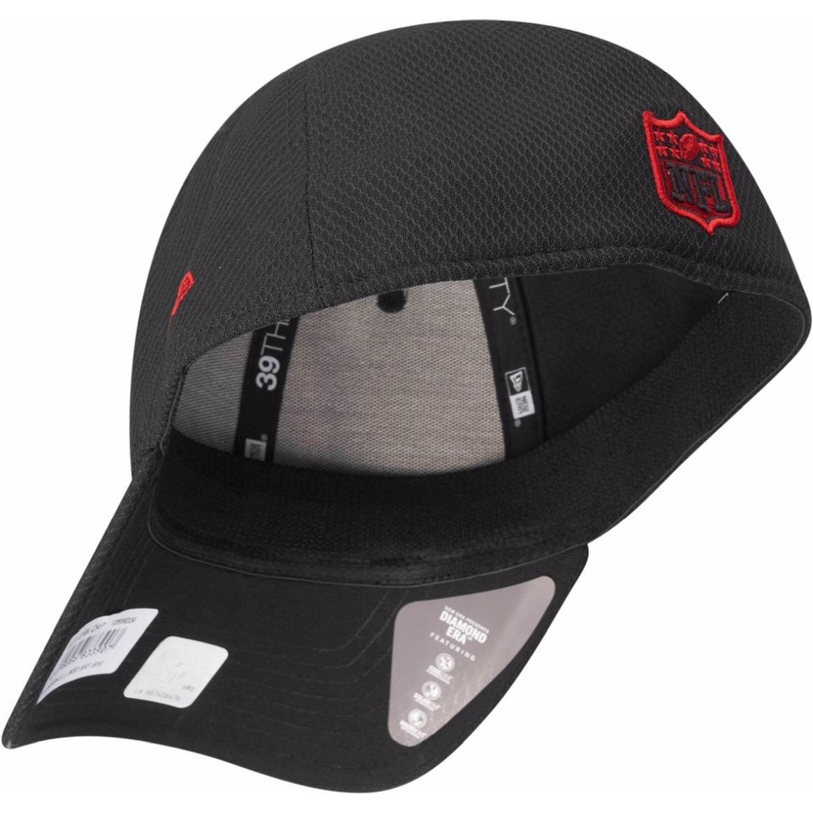 Thumbnail - New Era, Herren, Cap, 39Thirty Stretchfit Diamond NFL Sugar Skull, Schwarz, (L)