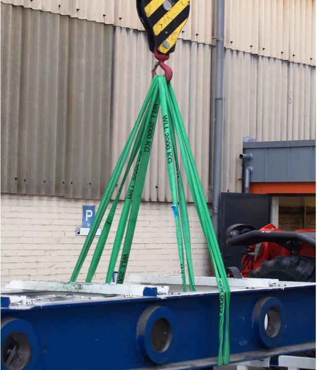 Productafbeelding Dolezych Rondstrop DIN EN 1492-2 omtrek 3 m groen max. belasting 2000 kg