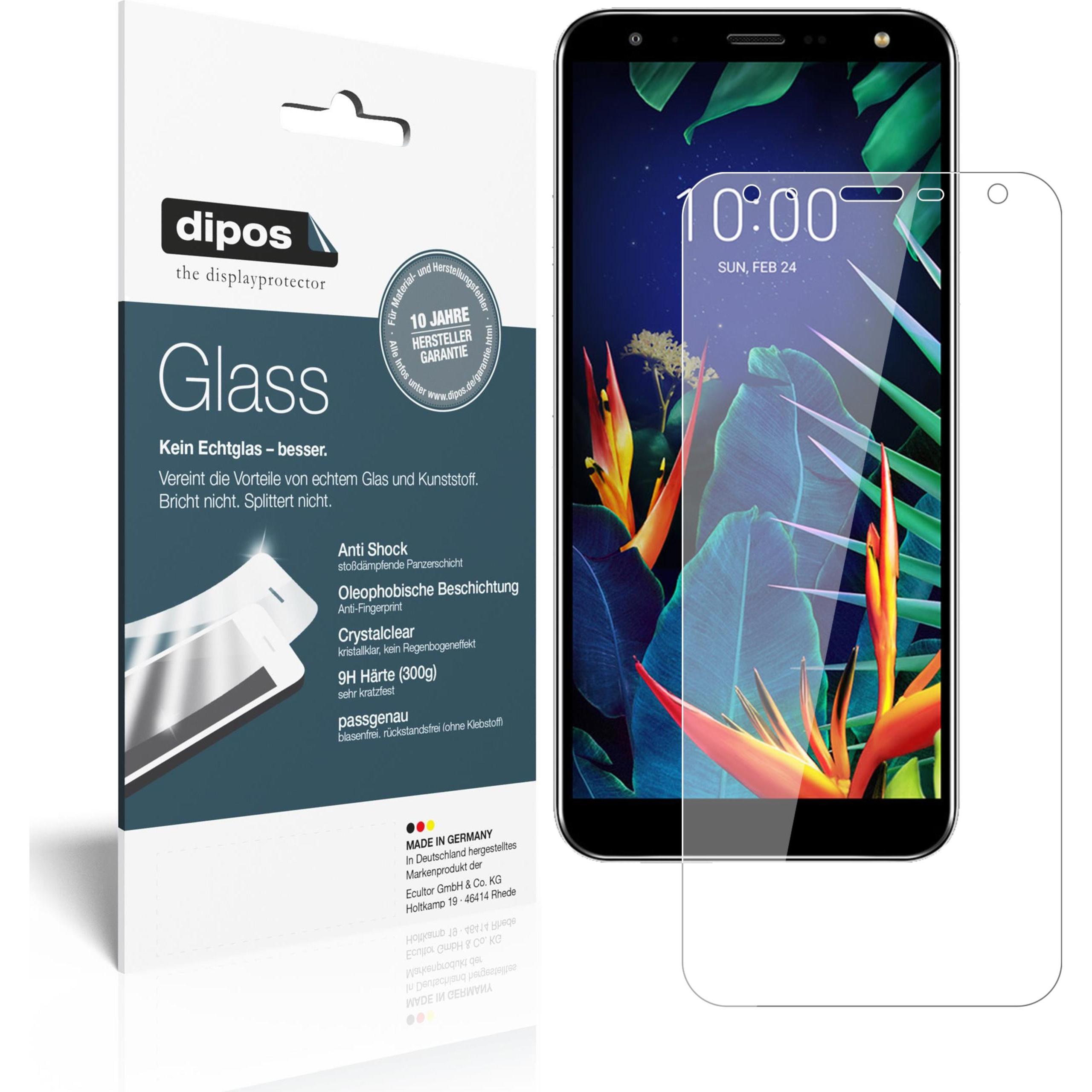 Dipos Displayschutz Anti-Shock (1 Stück, LG K40s), Smartphone Schutzfolie, Transparent