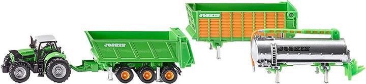 Actual product image Siku Tractor Deutz with trailer set