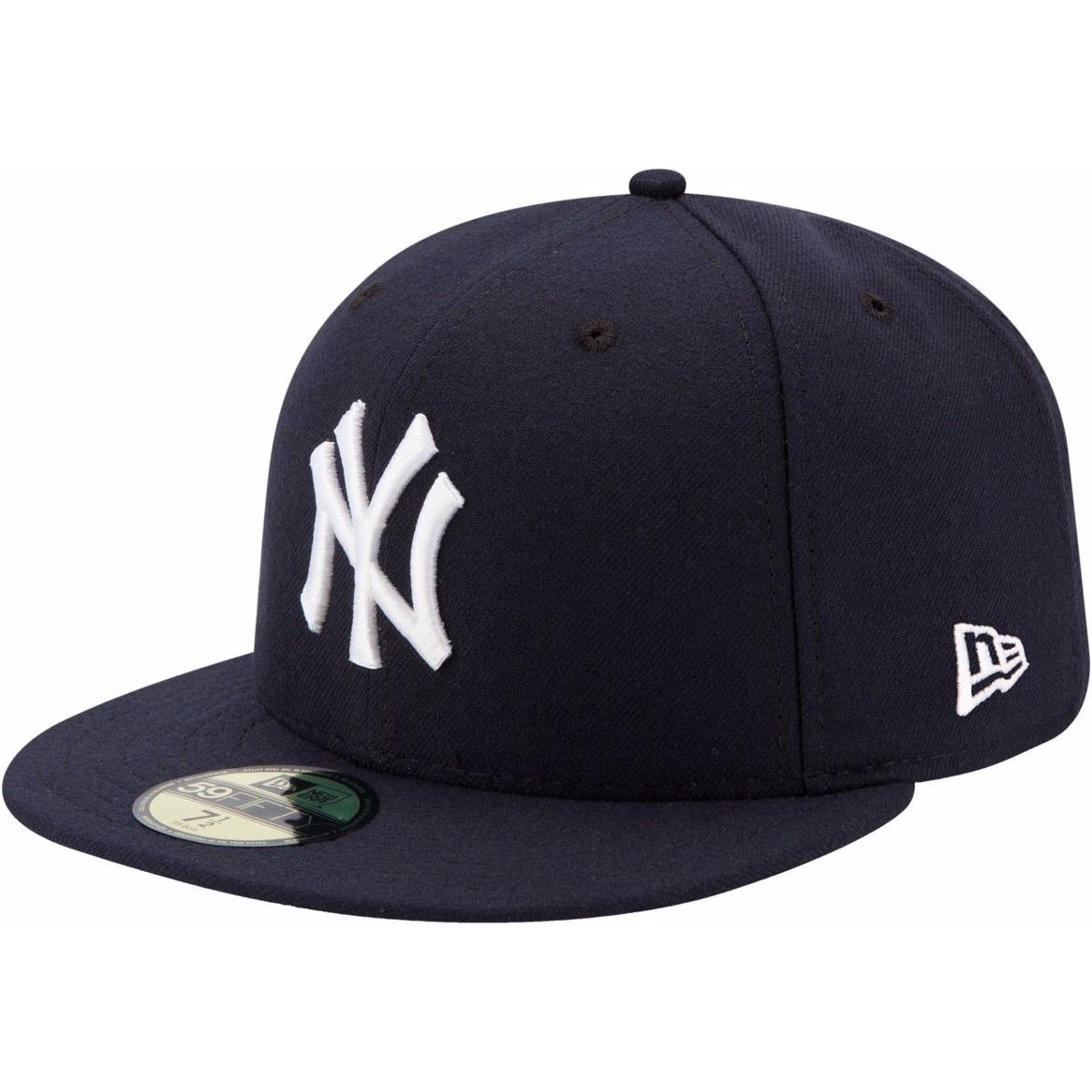 New Era, Herren, Cap, 59Fifty Authentic Onfield New York Yankees, Blau, (7 1/8)